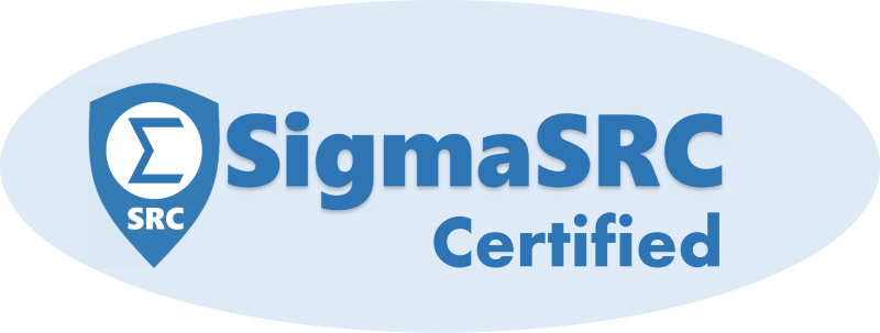 SigmaSRC certified partner badge for resellers, MSSPs, and technology partners